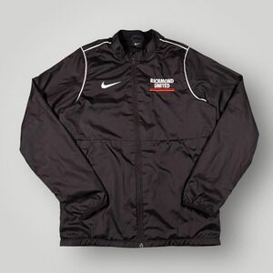 Richmond United Jacket YOUTH XL Black Soccer Nike Full Zip Windbreaker Top